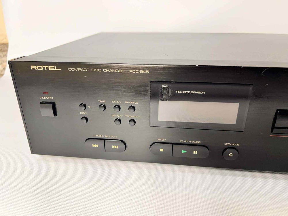 Rotel Compact Disc Changer RCC-945 6-Disc Shuttle System (NO REMOTE CONTROL)