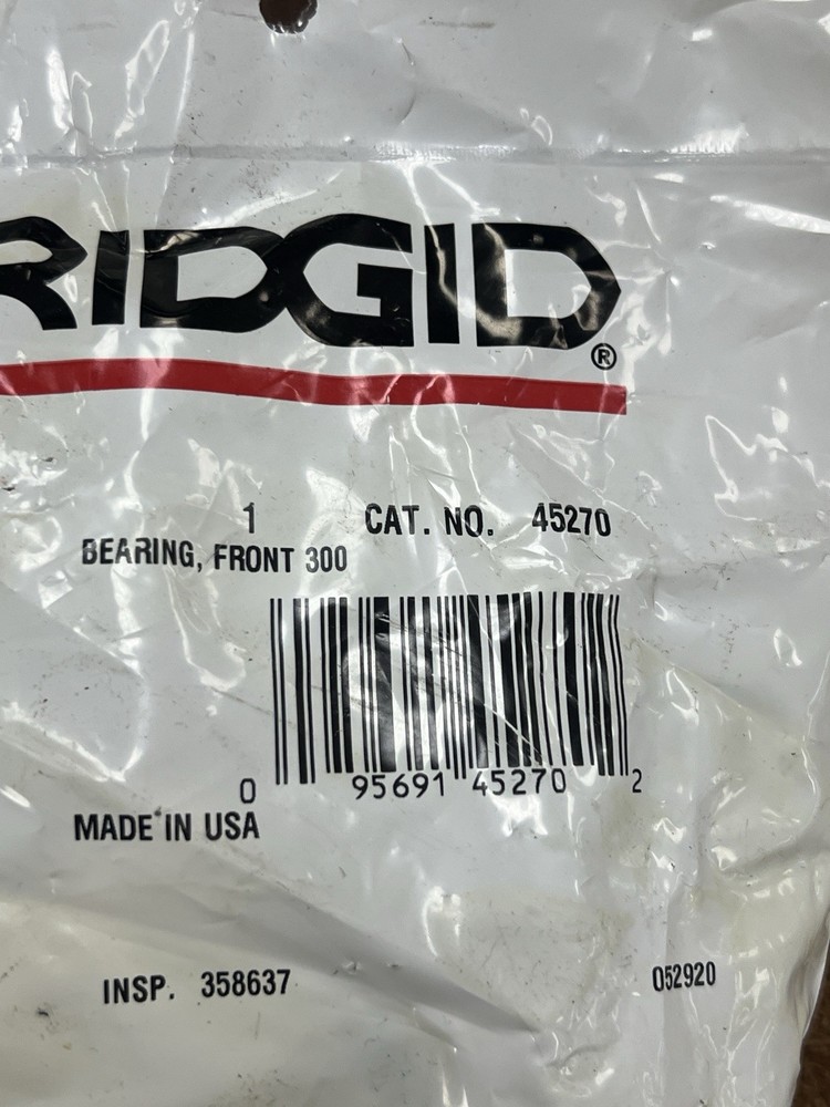 RIDGID 45270 Front Bearing Model 300 Pipe Threader OEM Replacement