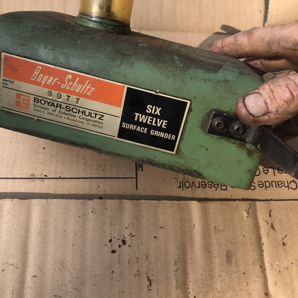 BOYAR SCHULTZ SURFACE GRINDER 612 COVER