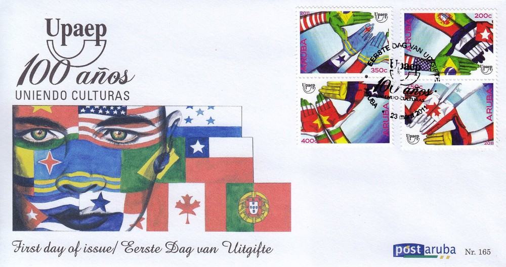 Aruba Issue FDC 2011 (165) Flags