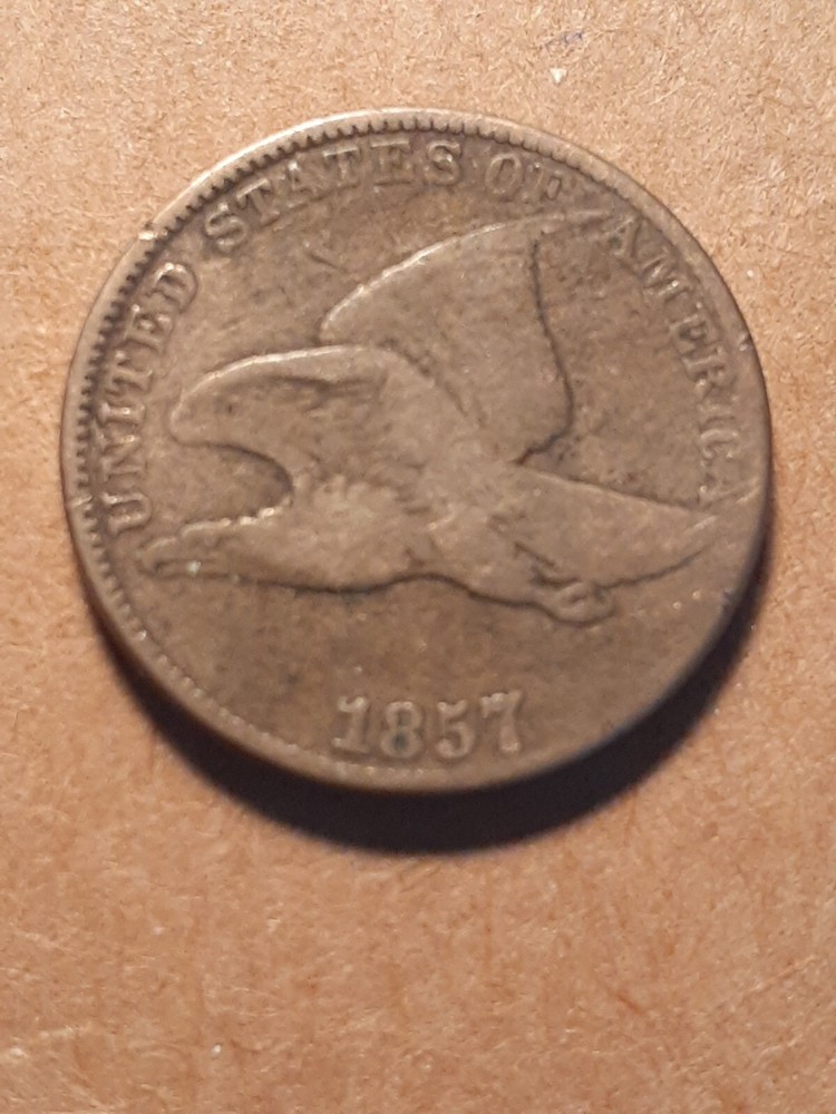 1857 FLYING EAGLE CENT