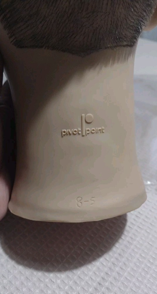 Pivot Point MMMUIMLL Britney Mannequin Head Pixie, Shaved Sides/Back Rainbow