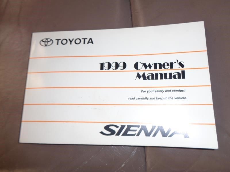 SIENNA    99 Owners Manual 1232630