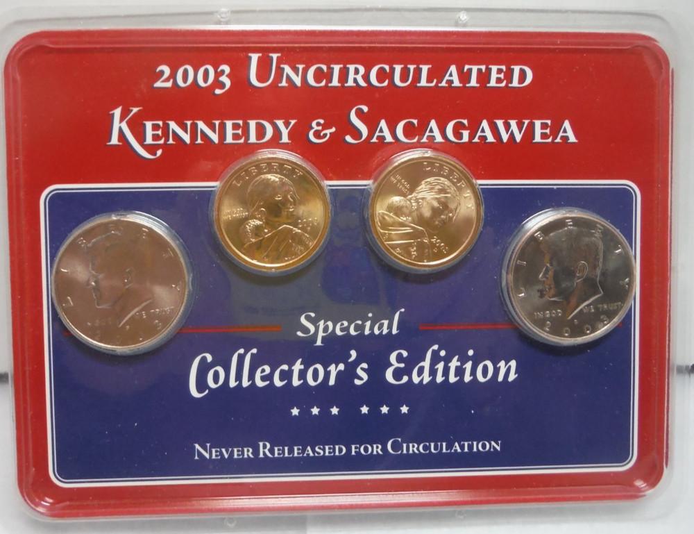 2003 Kennedy & Sacgawea Uncirculated set