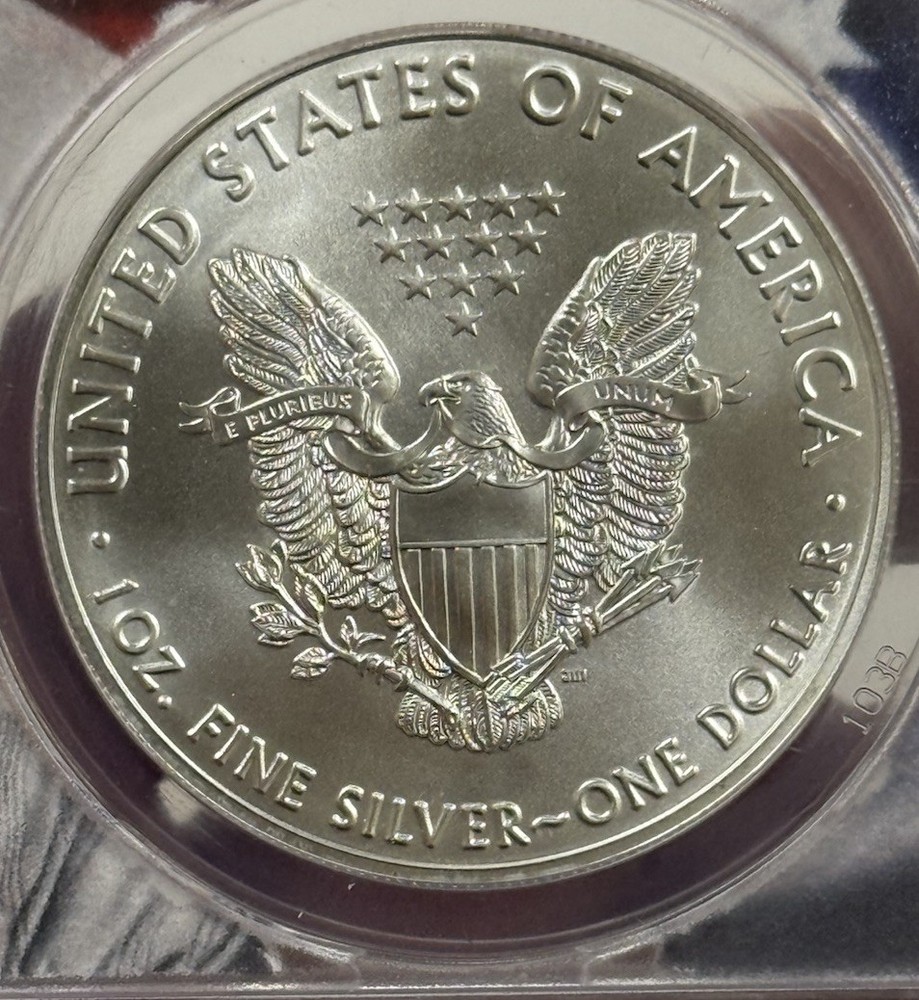 2021 w - Anacs MS70 - Silver Eagle Type 1 #8045