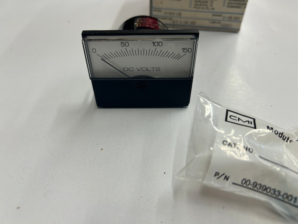 NEW Crompton Modutec 1S-DVV-150 Panel Meter 0-150 DCV