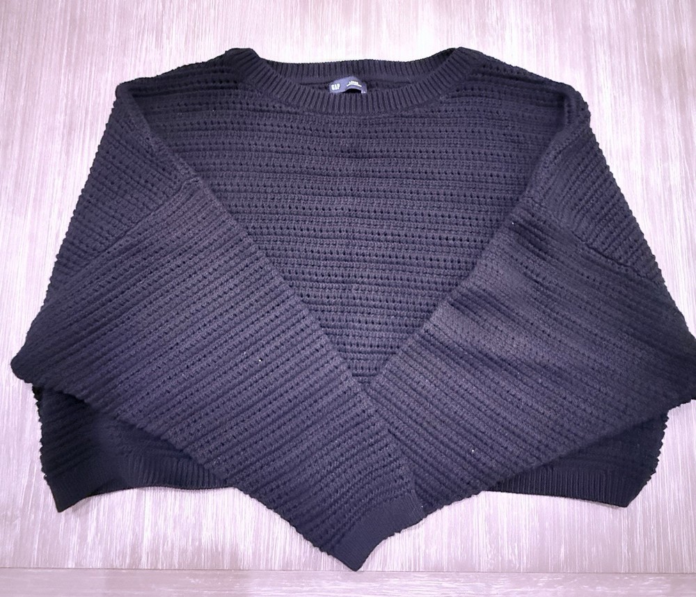 Ladies Black Gap Sweater Size Large