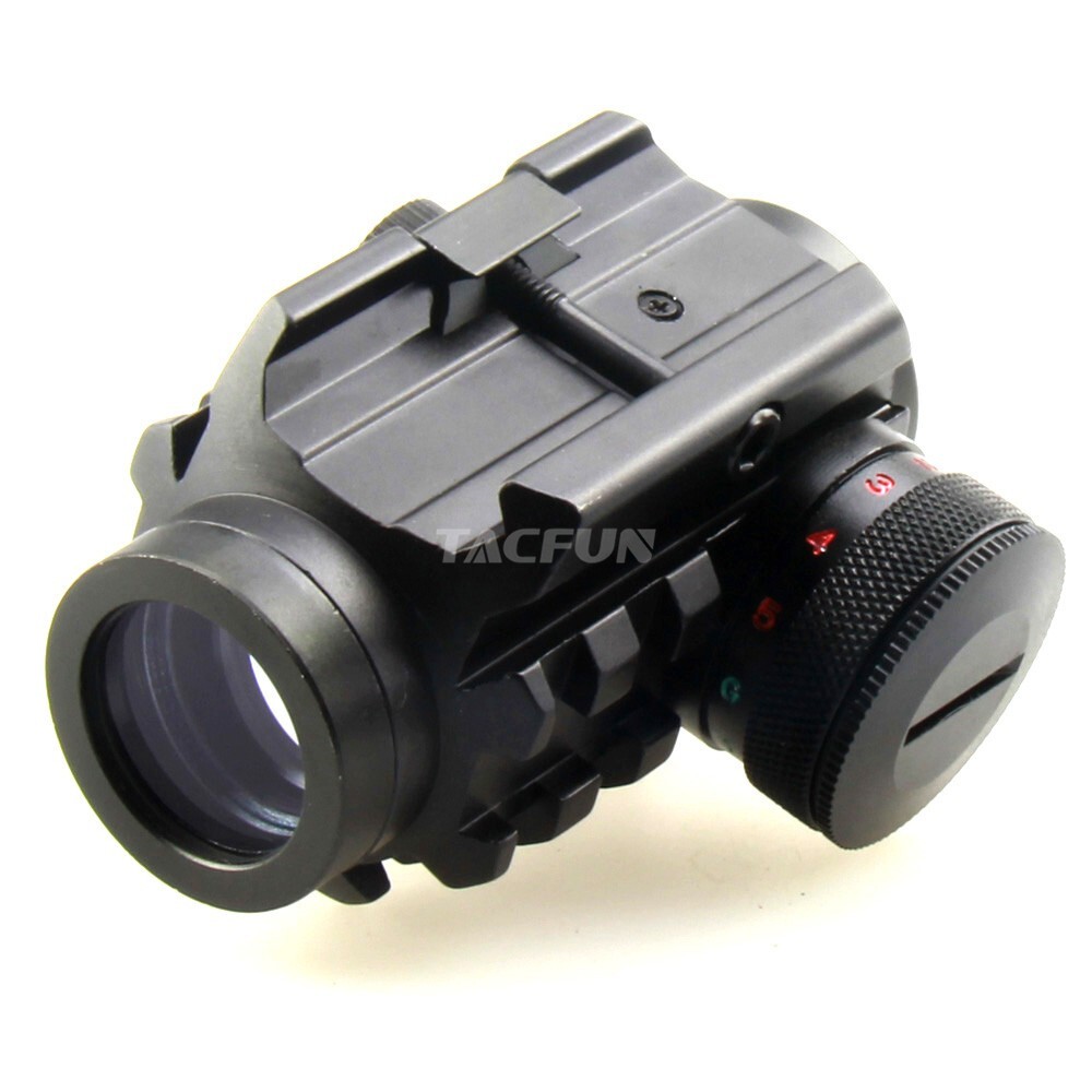 Micro Red & Green Dot Reflex Sight Compact 1x20 Dual Illuminated /w 5-rail