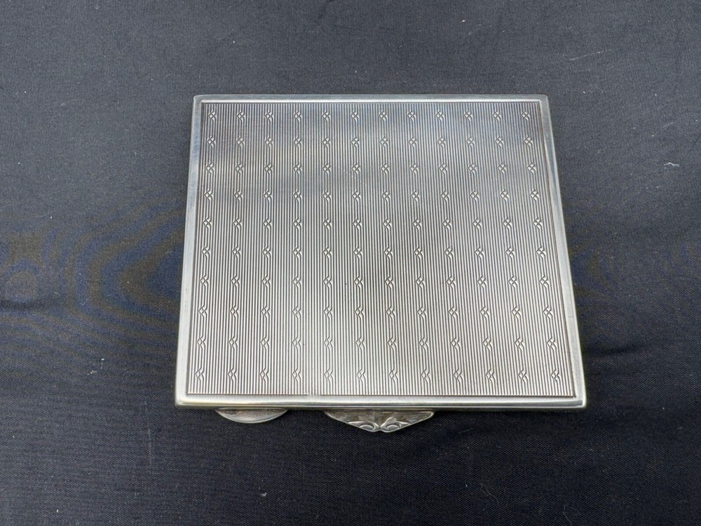 Vintage Sterling Silver Compact Powder Case, 66 grams