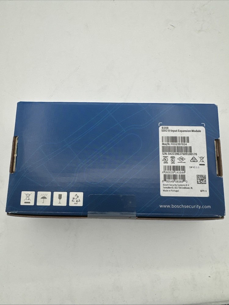 New Bosch Expansion Switch Octo-Input Module Control Panel - B208 Sealed