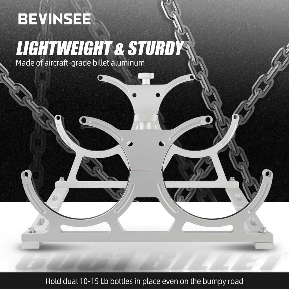 7" Nitrous Bottle Holder For Mitsubishi Lancer Evolution For McLaren