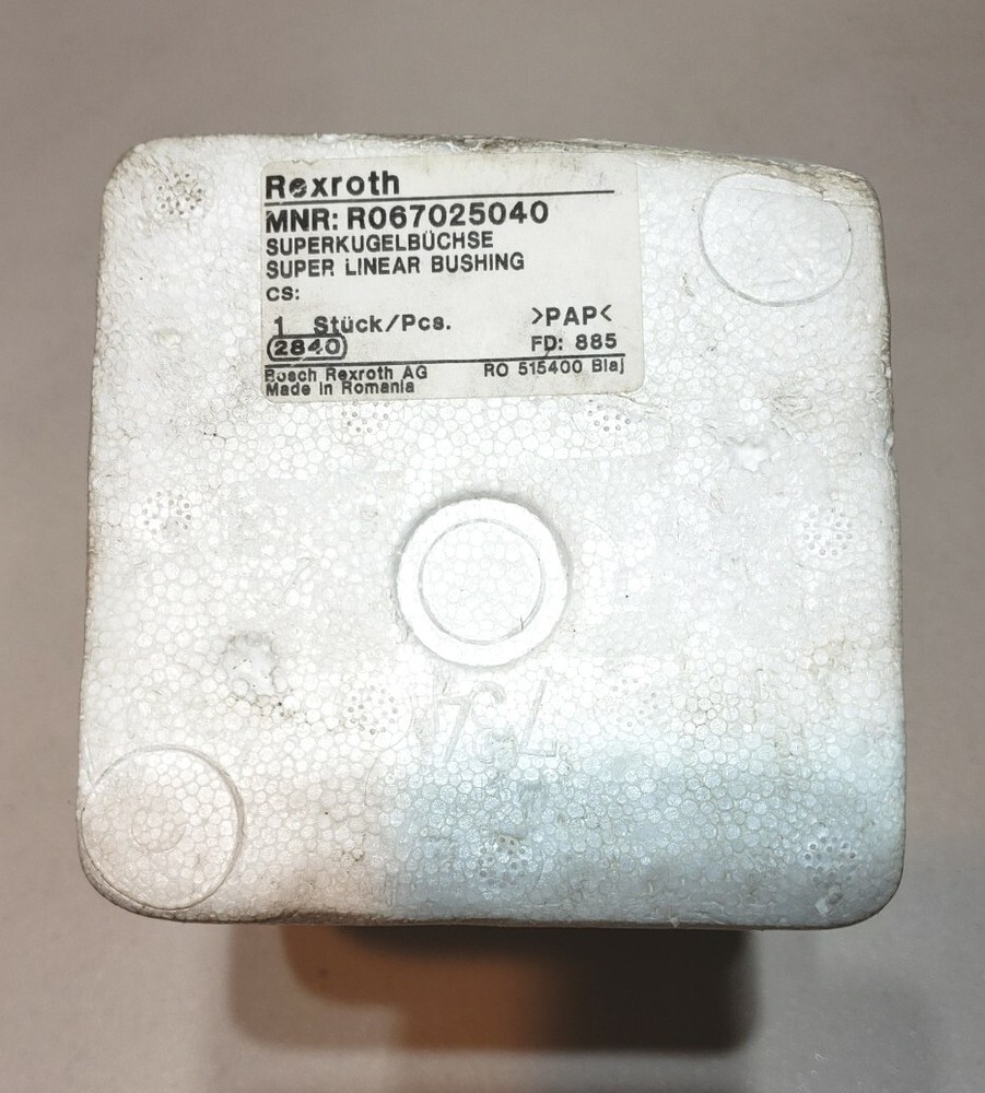 REXROTH R067025040 SUPER LINEAR BUSHING BEARING