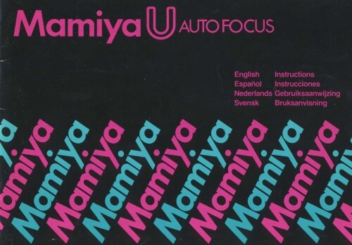 Mamiya U Autofocus Instruction Manual multi-language
