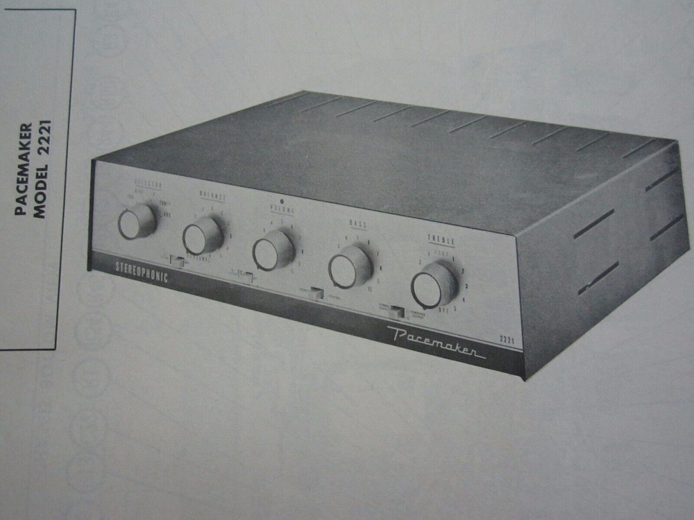 PACEMAKER 2221 AMPLIFIER PHOTOFACT