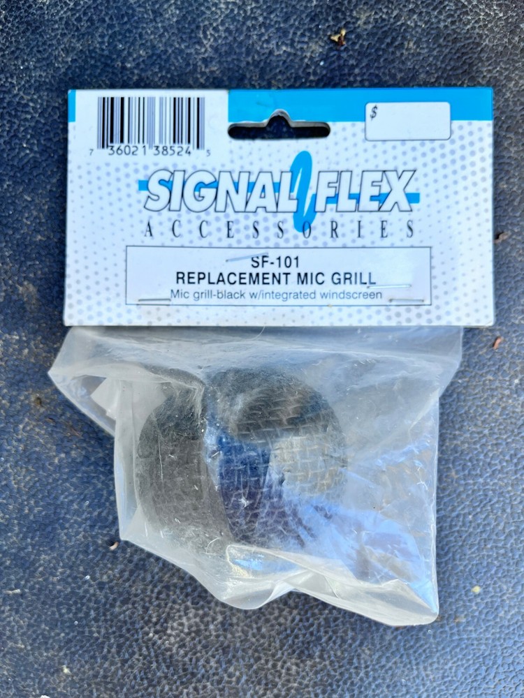 Signal Flex SF-101 Mic Grille with Internal Windscreen Black