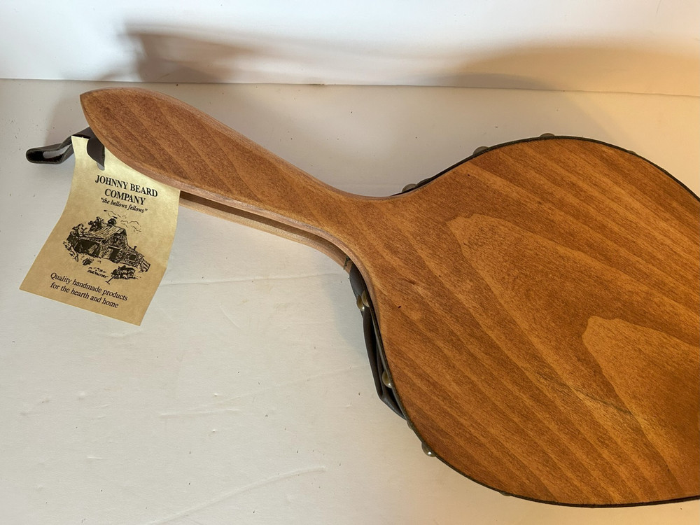 NEW - Johnny Beard Bellow - Solid Wood with Leather - Made in Oklahoma