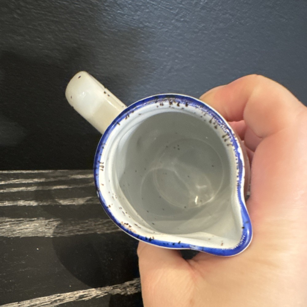Vintage ceramic pottery creamer