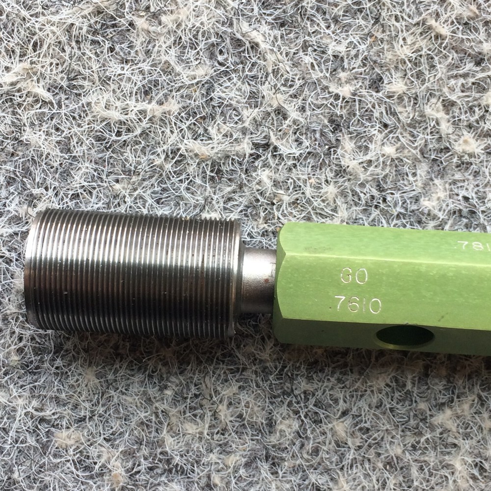 .781-32 UNS 3A THREAD PLUG GAGE GO ONLY .7610