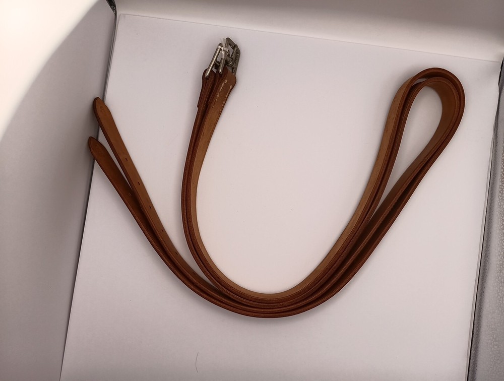 Two Maycraft Saddlery Leather Saddle Strap