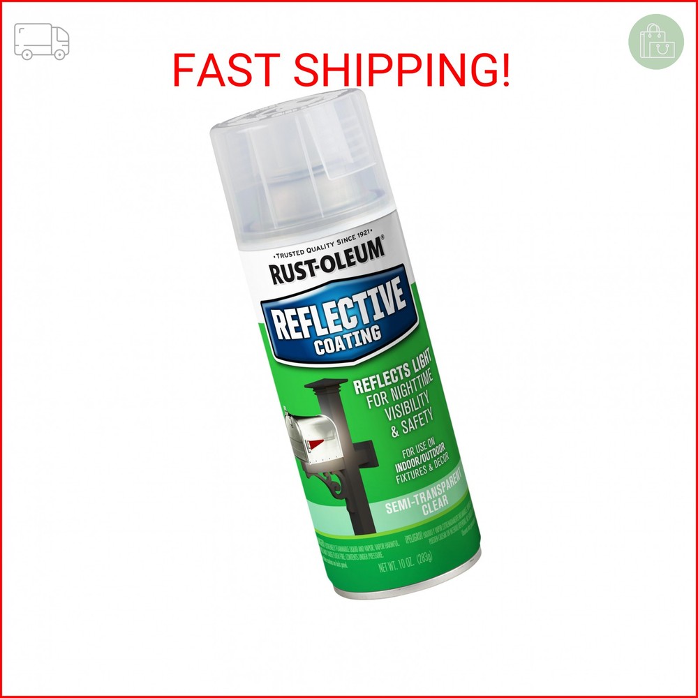 Rust-Oleum 214944 Specialty Reflective Finish Spray, 10 oz