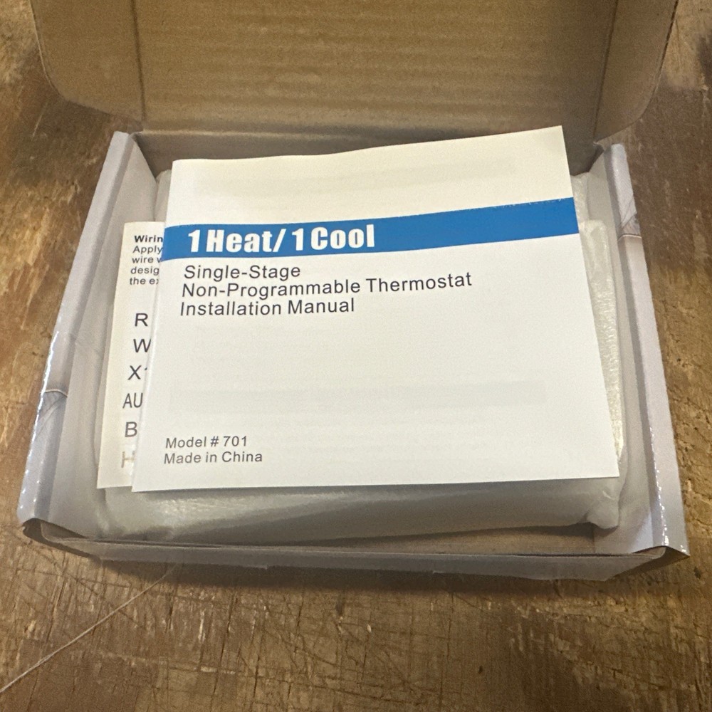 Garystat Thermostat Digital Non Programmable G701 - 1 Heat 1 Cool