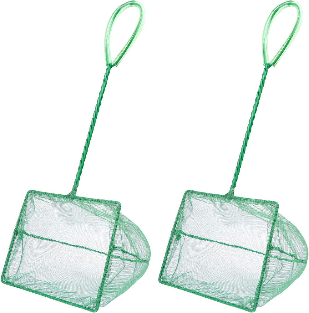 2 Pack Aquarium Net Fish Net, Small Net, Multi-Size Fine Mesh Aquarium Net with