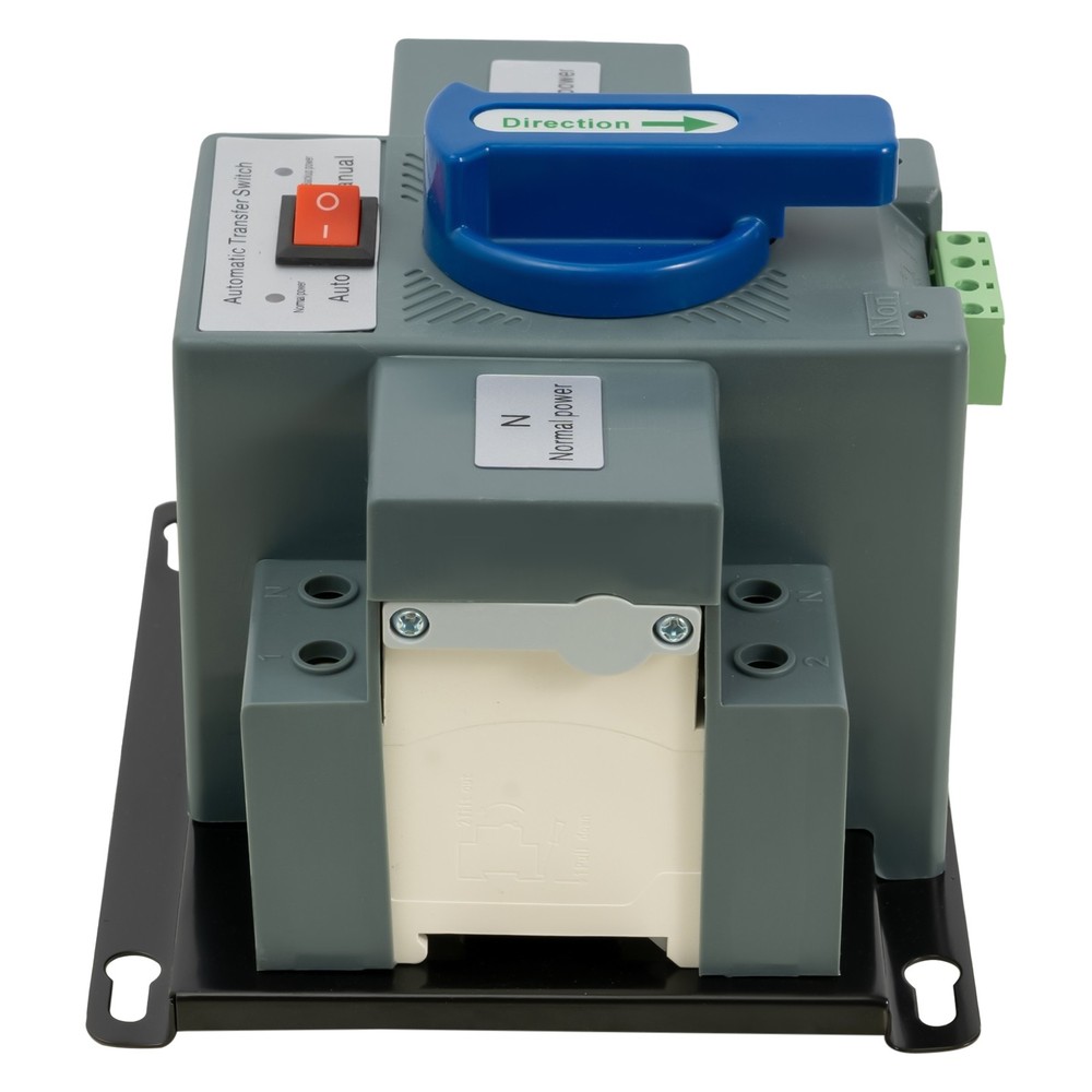 63A ATS Dual Power Automatic Transfer Switch for Generator Changeover Switch 2P