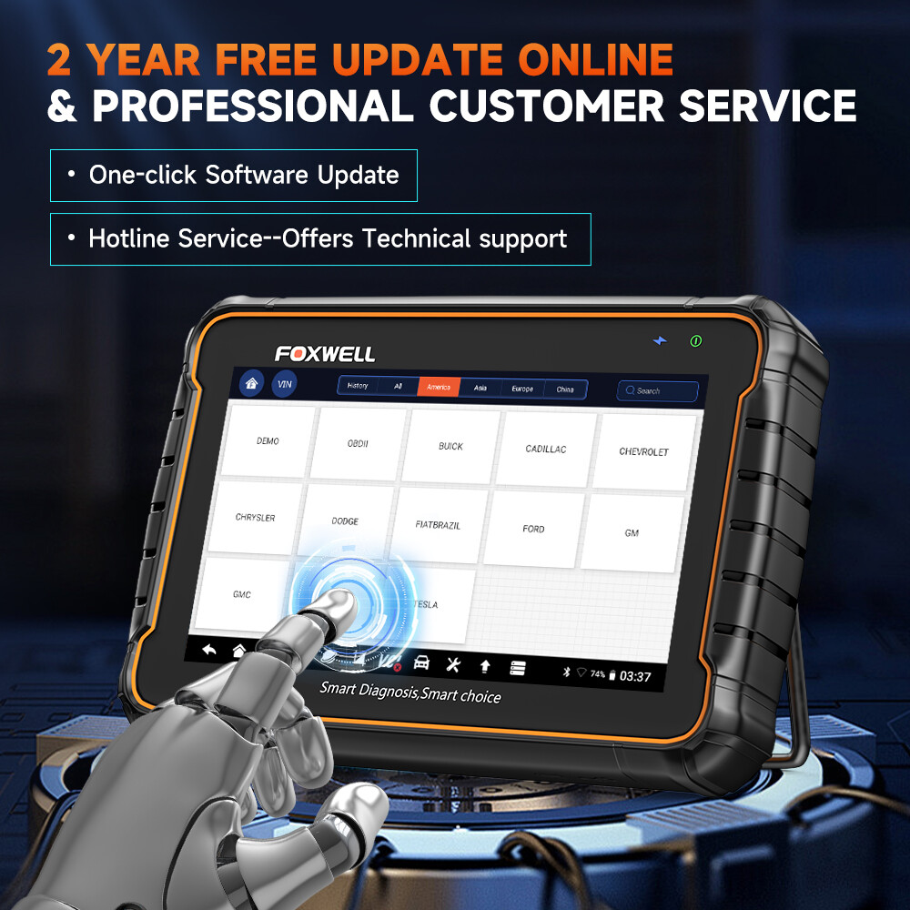 FOXWELL GT60 OBD2 Bidirectional Scanner All System Diagnostic Tool Active Test
