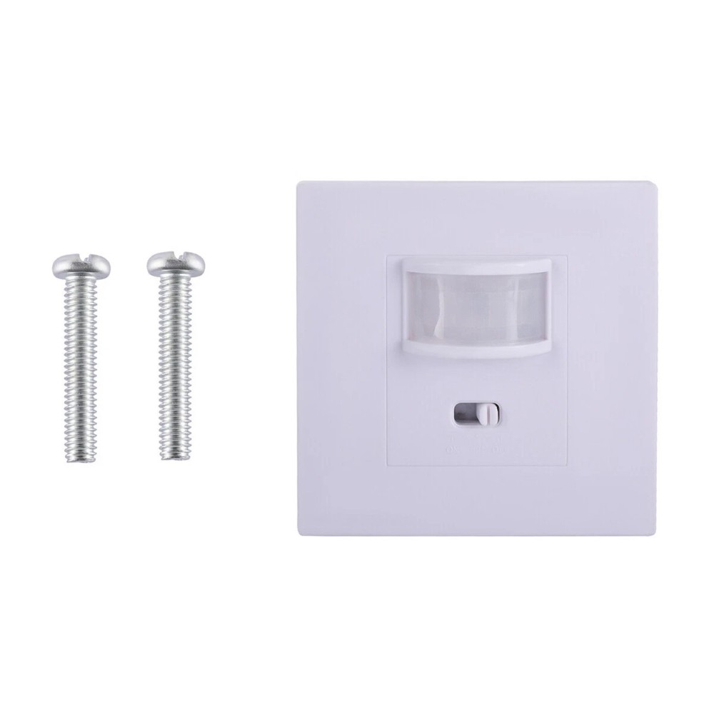 Motion Sensor Switch with Time/Lux Adjustment AC100-240V for Office & Home Use