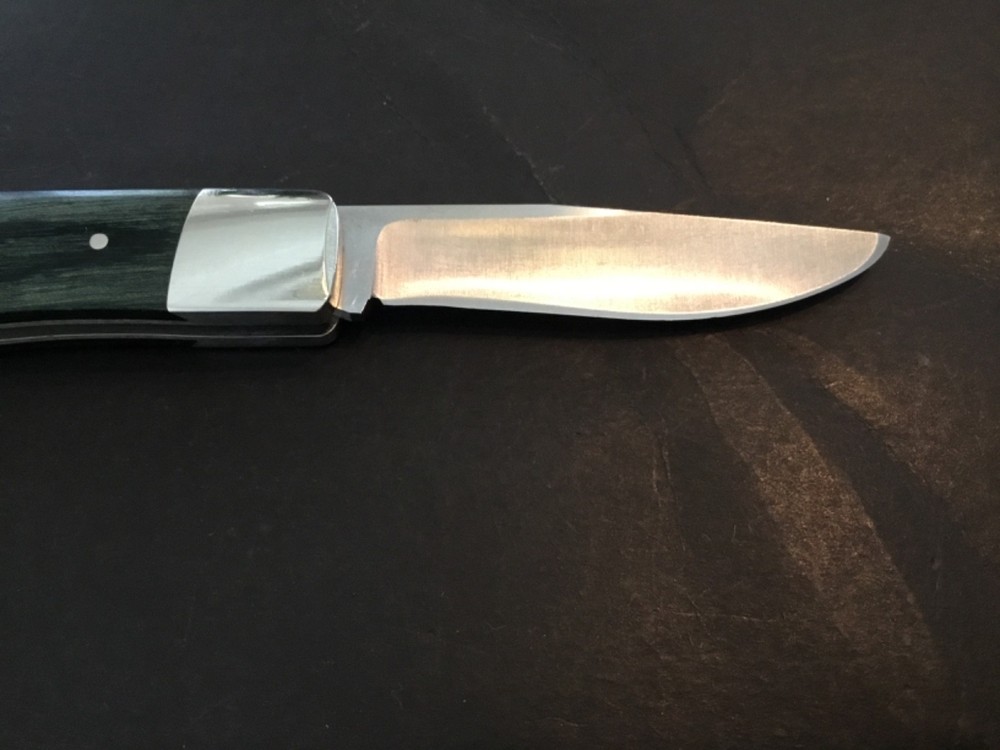 Custom Don Morrow Single Blade Trapper Slipjoint Folder Folding Knife