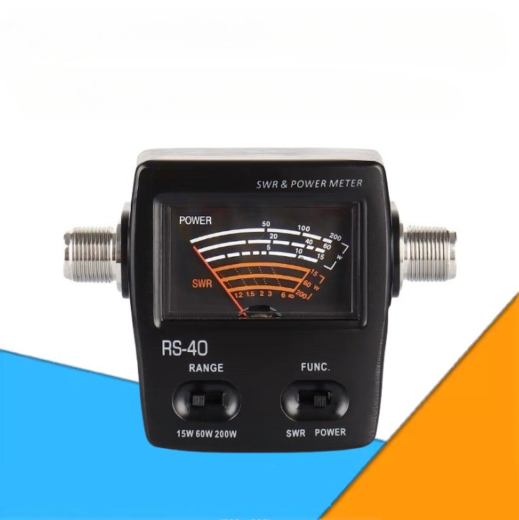 SuitableFor RS-40 standing wave meter power meter RS40 UV dual segment SWR meter