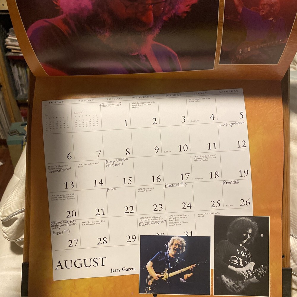Vintage Grateful Dead Calendar 1995