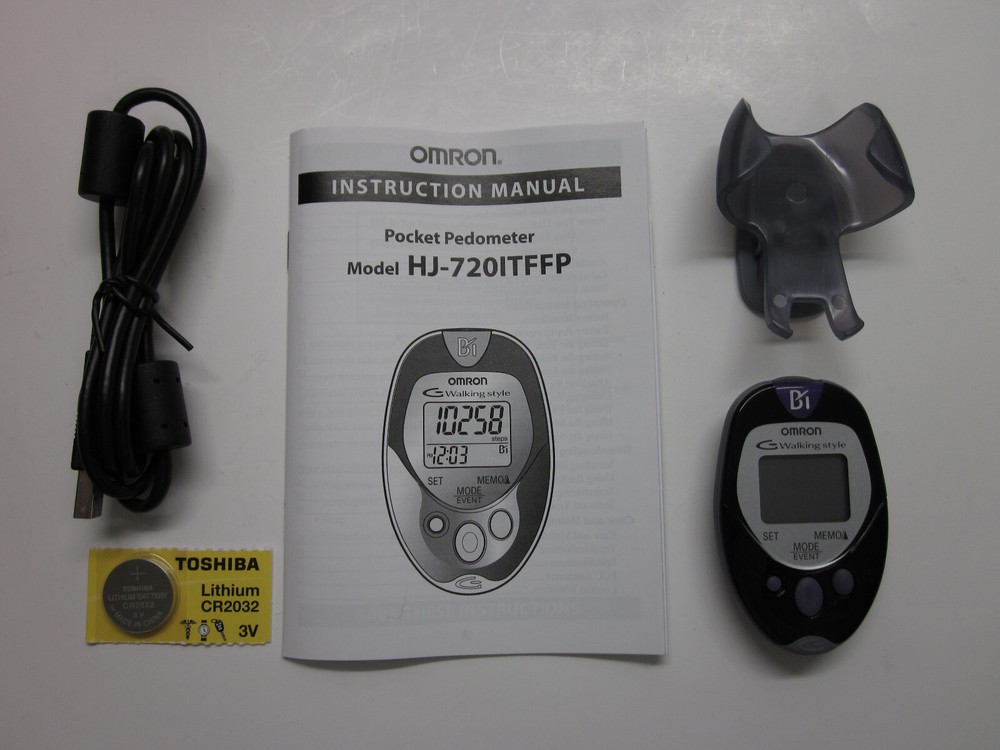 Omron HJ-720IT Walking Style Pocket Pedometer