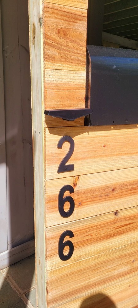 Rustic Cedar Mailbox Post, Handmade- FREE SHIPPING