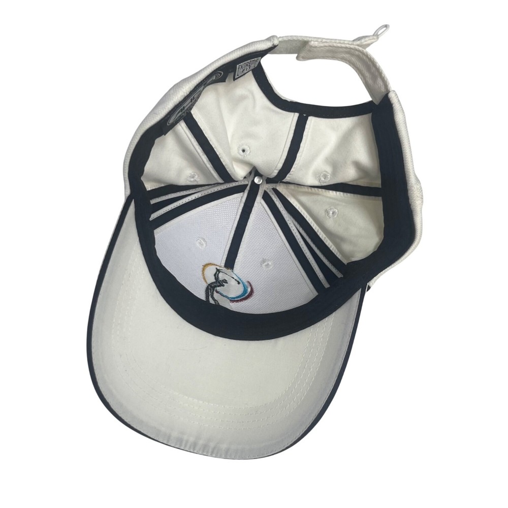 Mylan Classic Performance Golf Cap Hat White Adjustable Strap Back New