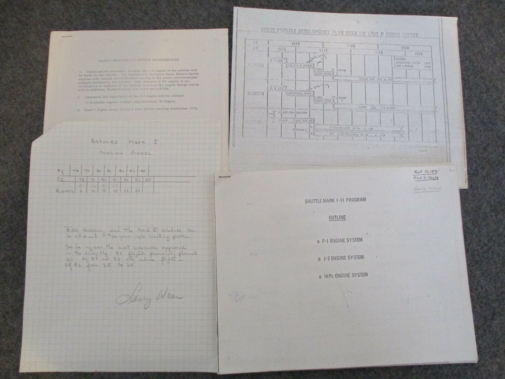 1970-72 NASA MSFC SSME ORBITER DEVELOPMENT/SIGNED AWARD CERTIFICAT-EBERHARD REES