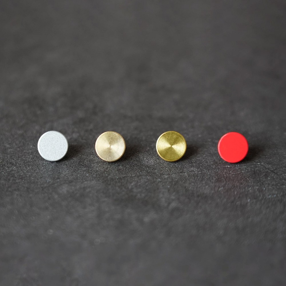 Mini 7mm Shutter Release Button Brass White Copper for Fujifilm Leica Camera