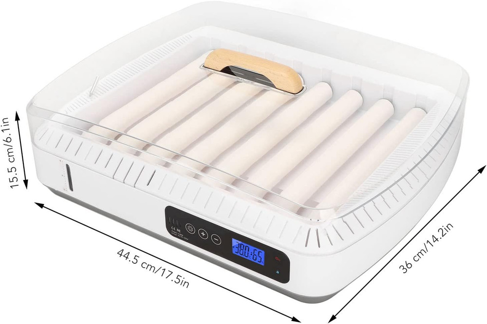 Egg Incubator Machine, Large Space Egg Incubator with Automatic Egg Turning and