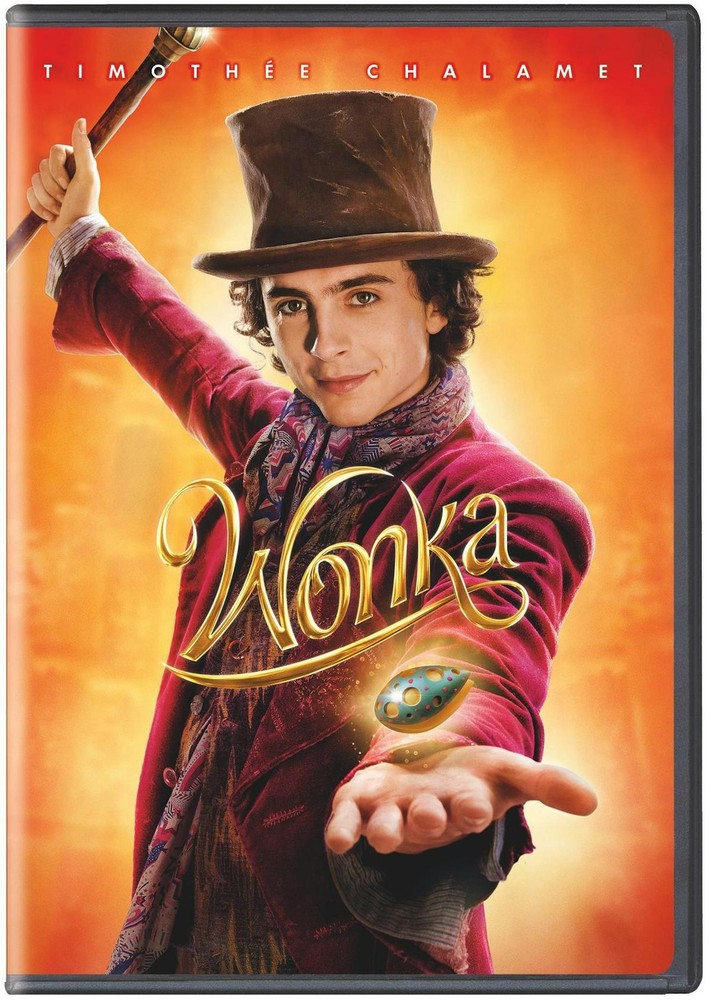 Wonka DVD Timothée Chalamet NEW