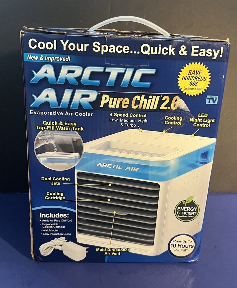 Arctic Air Pure Chill 2.0 (New version), 4 Speed, led Night Light Control