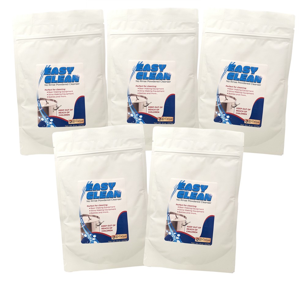 5 X Easy Clean Jar w/screw-off lid- 8 oz.