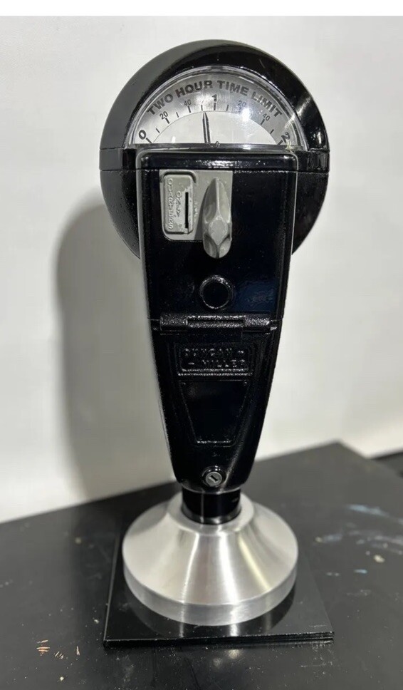 PARKING METER BASE COVER ALUMINUM. SLIPS 2 " PIPE.