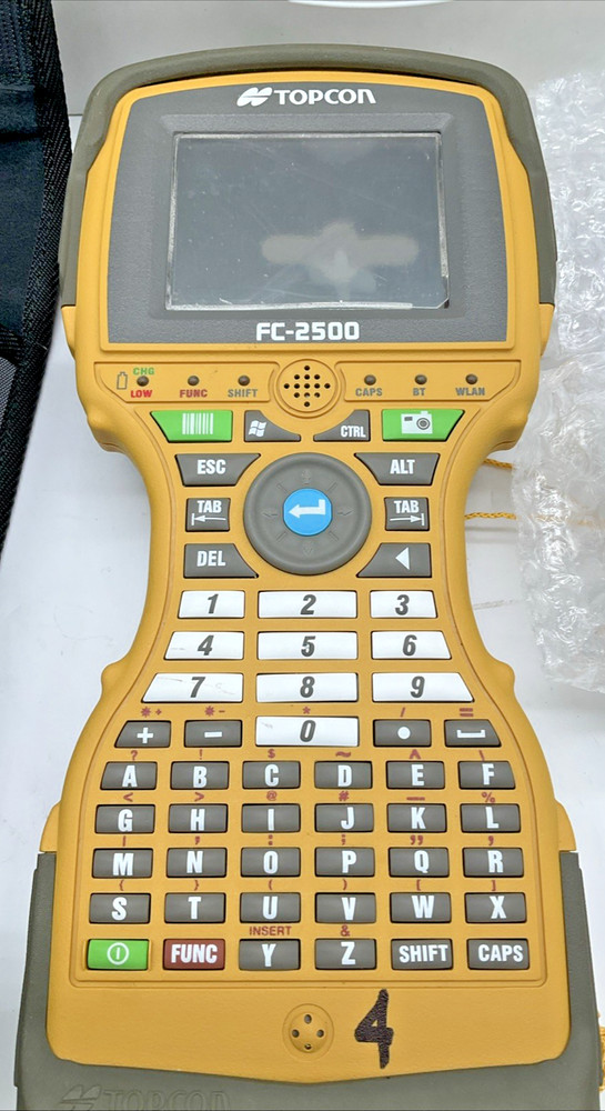 Topcon FC-2500 Field Controller Data Collector w/ Case, Box & Accessories