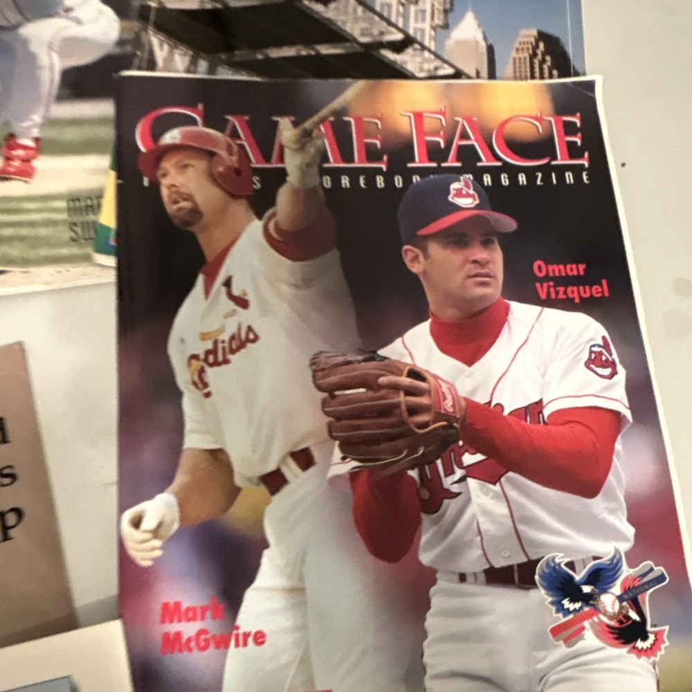 Cleveland Indians Vintage Original MLB Programs 1993-1994 Opening Day Final Ser…