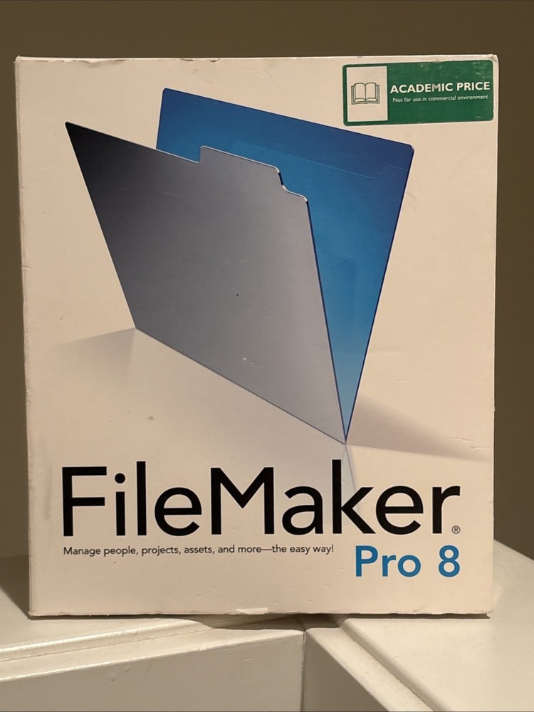 NEW FILEMAKER PRO 8 SOFTWARE & User Guide/Resource Guide FOR Windows AND MAC CIB