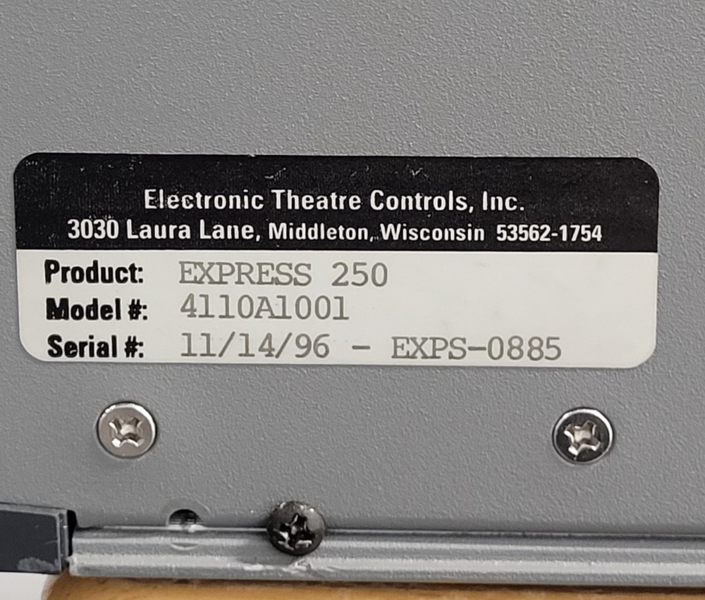 ETC Express 250 Lighting Control Console Model 4110A1001 - #C