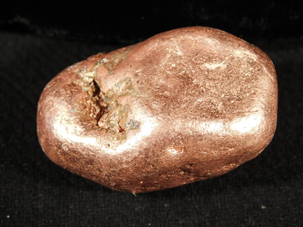 Heavy Solid 100% Natural COPPER NUGGET or Native Copper Float Michigan 184gr