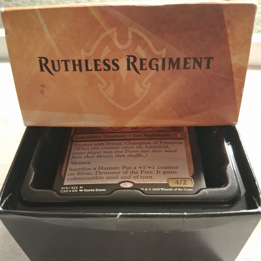 Magic The Gathering Commander Deck Ruthless Regiment 2020 Full Deck Mint