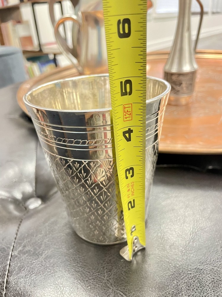 Kiddush Cup, Silver Plated