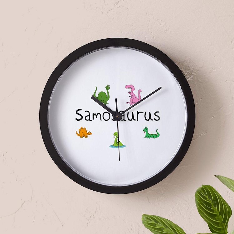 CafePress Samosaurus 10" Wall Clock (194964643)
